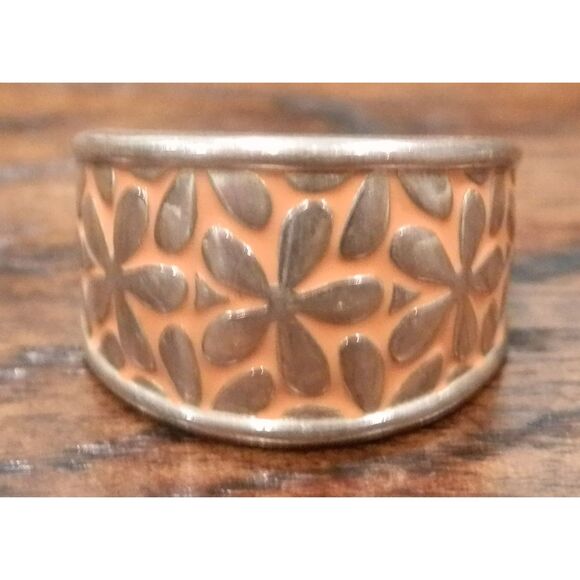 James Avery Retired Spring Blossom Silver Ring 925 Size 6.5 - Picture 1 of 4